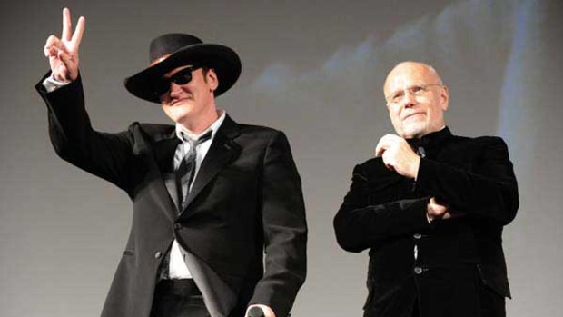 Jury president Quentin Tarantino with festival boss Marco Mueller (left). <i>Picture: AFP</i>