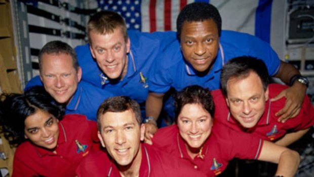 Doomed ... the crew of the space shuttle Columbia who died when the craft disintegrated over Texas in 2003.