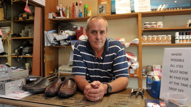 Paul Allardice from John Warren shoe repairs.