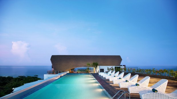 The rooftop pool at Citadines Kuta Beach, Bali.