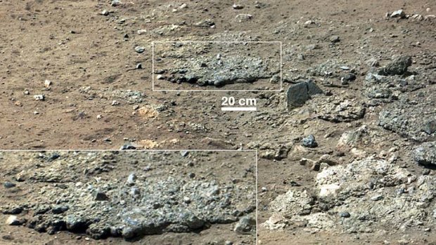 An area on Mars known as Goulburn Scour.
