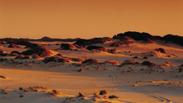 Henty Dunes ... a white rolling desert.