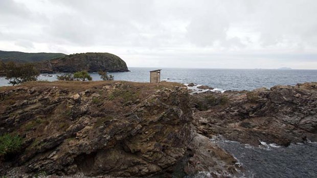 XXXX Island's 'loo with a view'.