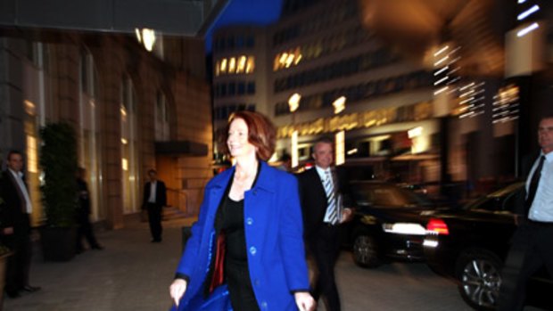 PM Julia Gillard in Brussels.