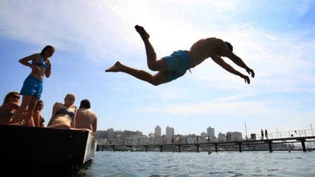 Good for sun lovers: Record October warmth for Australia.