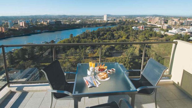Win two nights at any Oaks Hotel in Brisbane during the Ekka. This is the view from Oaks 212 Margaret.