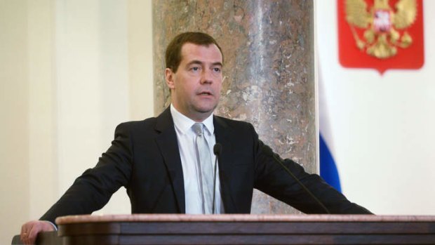 Russian Prime Minister Dmitry Medvedev: "The country is on the brink of a civil war. It's very sad"