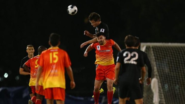 Men in black: Brisbane Roar made light work of their FFA Cup clash with Stirling Lions.