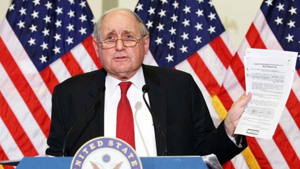 Senator Carl Levin answers questions relating to the disclosure of Goldman Sachs internal emails.