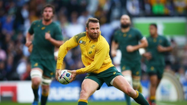 Missing man: Matt Giteau.