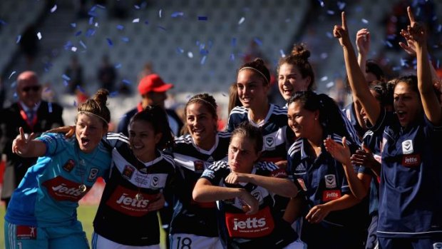 Last season's W-League winners Melbourne Victory: FFA has a two-year project to draw more women and girls into the game, and to encourage more former players to stay in the game. 