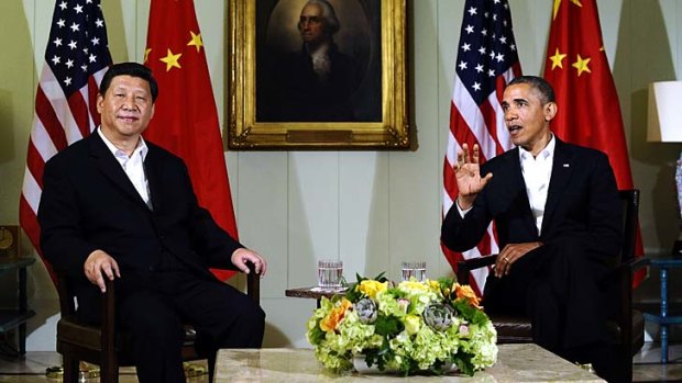Informal: President Xi Jinping received an ally's welcome from President Barack Obama.