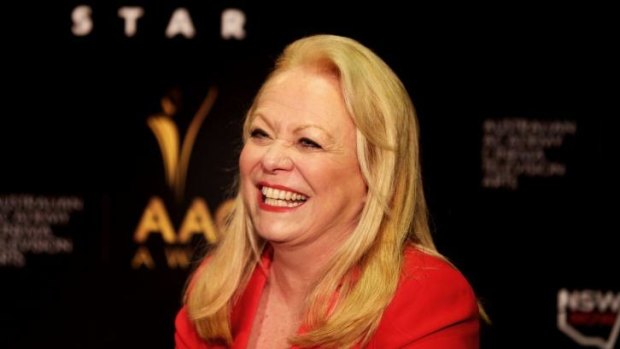 Jacki Weaver on the promo trail in Sydney this year.