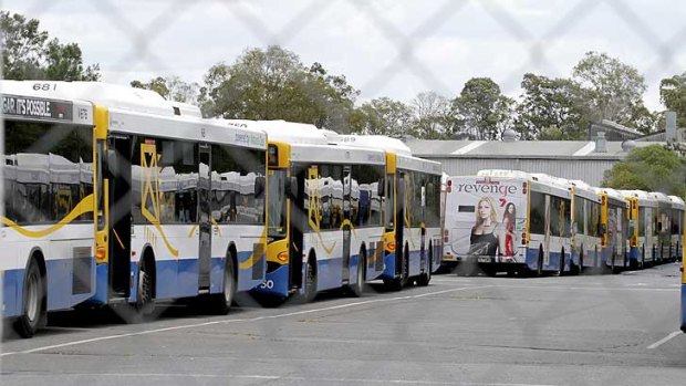 Tests were being carried out to determine what caused a gas explosion of a Brisbane City bus gas tank.