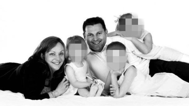 Allison and Gerard Baden-Clay, with their three children.