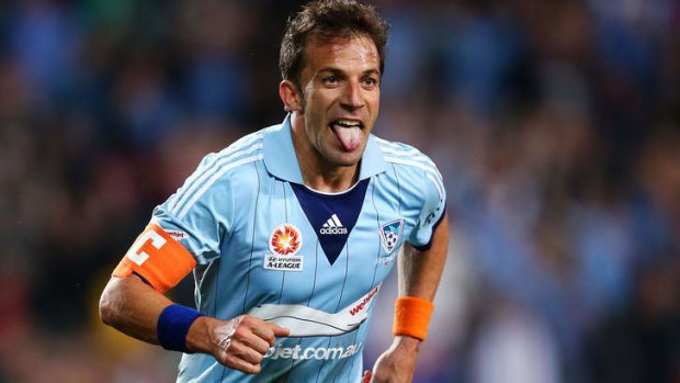Derby doubt: Alessandro Del Piero limped off with a calf injury.