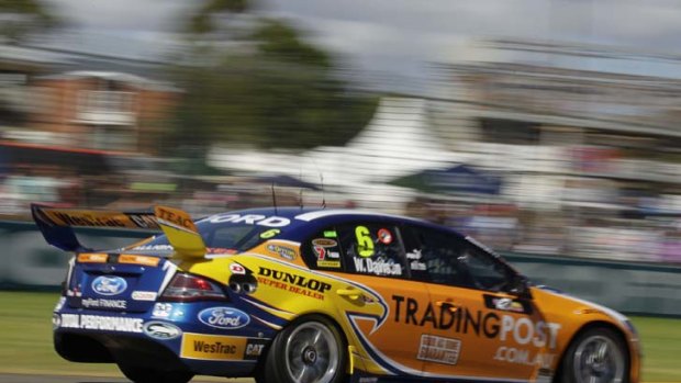Yes, he will: Ford driver Will Davison wins the Adelaide 500, the opening round of the V8 Supercar championship.
