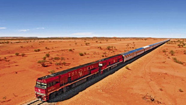 Long journey...the Ghan celebrates 80 years in August.