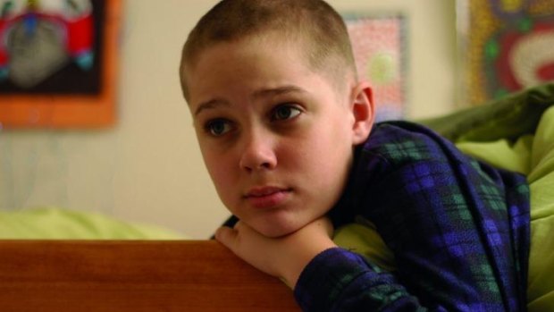 No pushover: Ellar Coltrane's boyhood is captured over a period of 12 years.