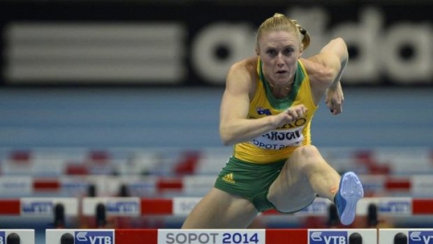 Sally Pearson has plenty of dash...but on the soccer field?