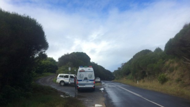 Search: Police vehicles at Cuttagee, south of Bermagui.
