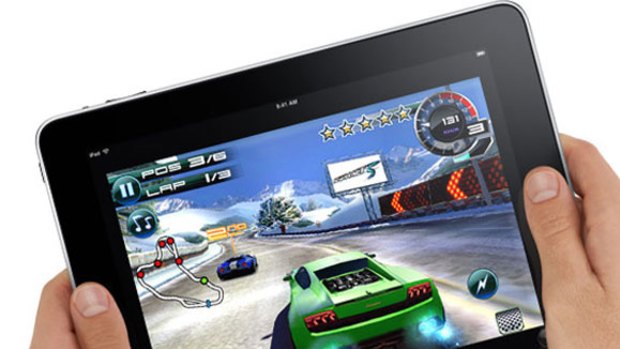 App developers are racing to build iPad games ahead of its launch next month.
