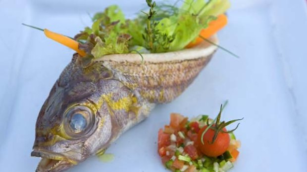 Fruits of the sea ... a wealth of fresh ingredients go into fine dining in Tahiti.