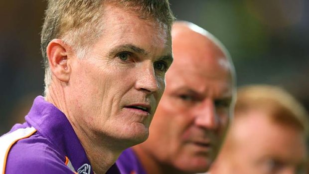 Before the revolt: Now-deposed Perth Glory coach Alistair Edwards.