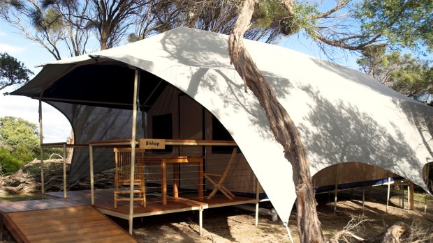 Wilderness Retreat tent accommodation.