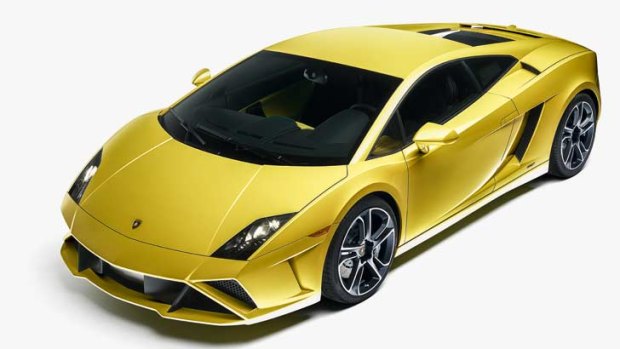 The newest and last model Lamborghini Gallardo.