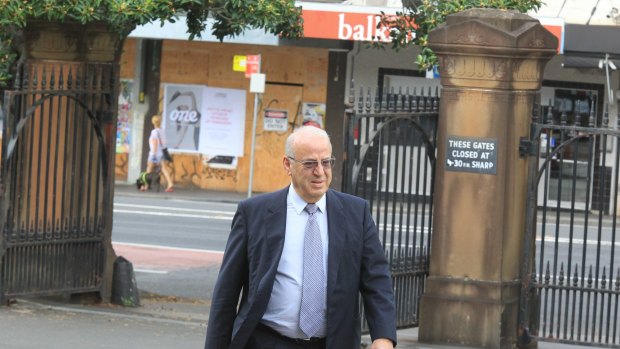 Eddie Obeid arrives at Darlinghurst Courthouse on the seventh day of his criminal trial.