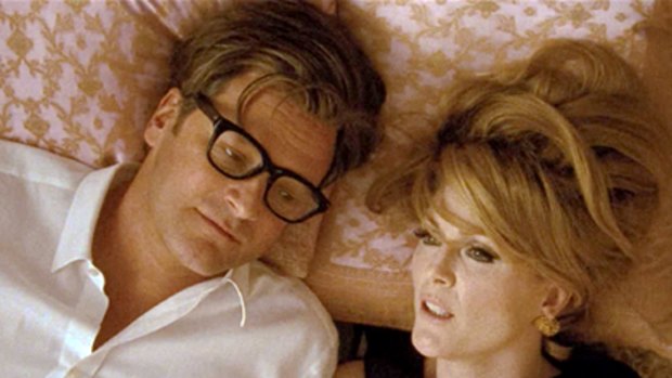 Nudity cause ... Colin Firth and Julianne Moore in A Single Man.