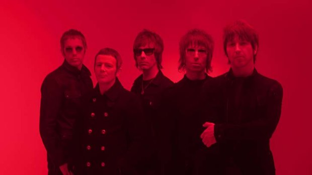 Fearless: Beady Eye, (from left) Andy Bell, Chris Sharrock, Jay Mehler, Liam Gallagher and Gem Archer.