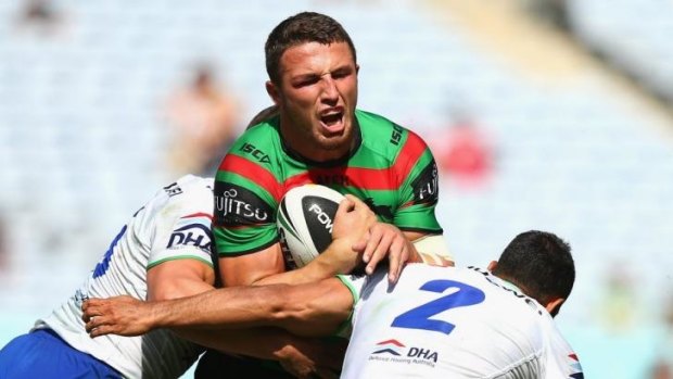 Spanner in the works: Sam Burgess' move to English rugby has hit an early hurdle.