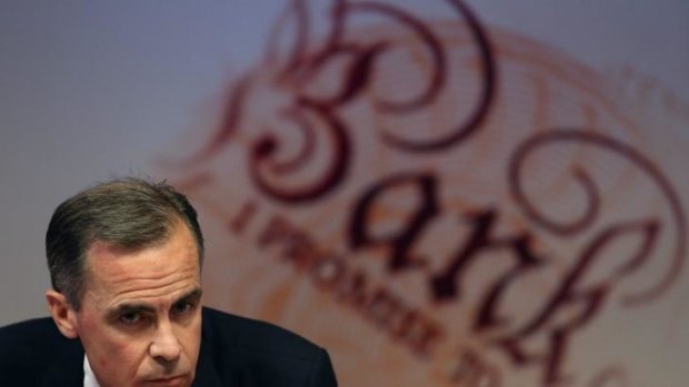 "We have no pre-set course, however; the timing will depend on the data," Bank of England governor Mark Carney. 