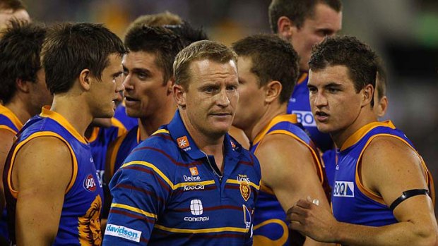 "I'm not walking away pleased with anyone's efforts" ... Brisbane Lions coach Michael Voss.
