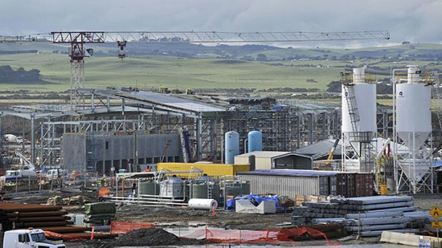 Trouble continues at the troubled Wonthaggi desalination project.