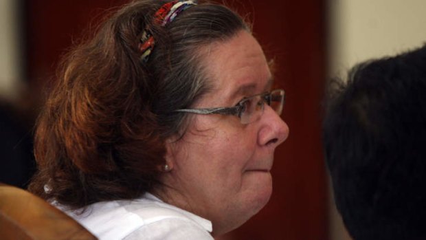 Lindsay Sandiford during her trial in January.