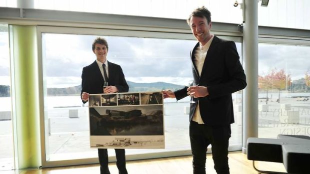 Lakeside ... Winners of the Lodge on the Lake Design Ideas Competition Nicholas Roberts and Jack Davies.