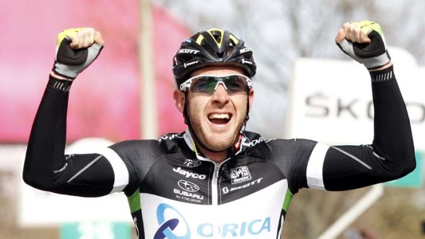 Keeping the faith ... Orica-GreenEDGE are committed to helping Matt Goss.