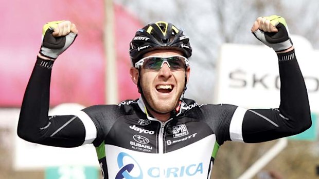 Keeping the faith ... Orica-GreenEDGE are committed to helping Matt Goss.