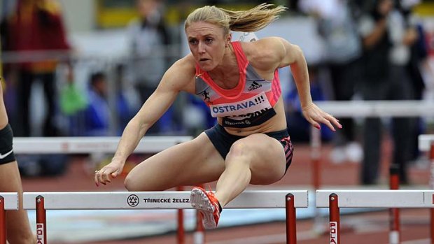 Another defeat: Sally Pearson.