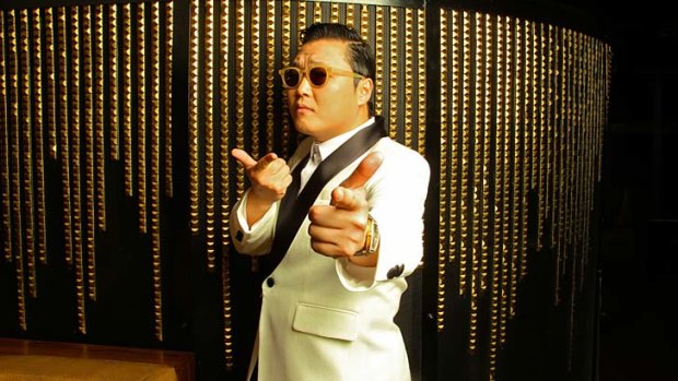 Korean pop sensation, Psy.
