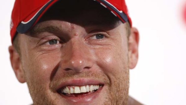 Ashes hero ... England cricketer Andrew Flintoff.