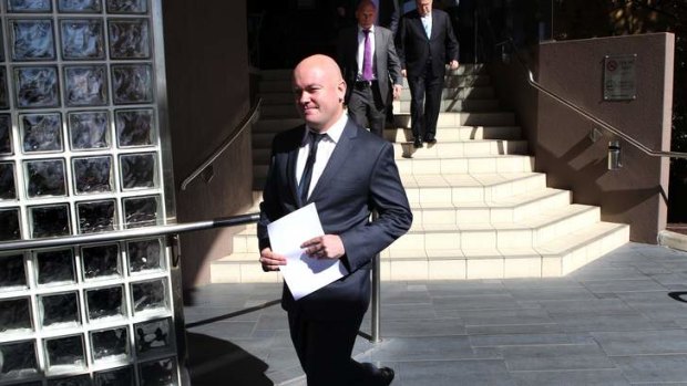 Outgoing Cronulla chairman Damian Irvine leaves the leagues club. Irvine has announced his resignation.