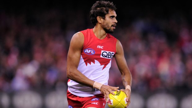 Exciting... Sydney's Lewis Jetta has put his goalkicking yips behind him.