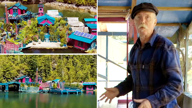 A look inside the world's only floating farm house