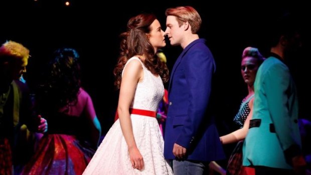 Anna O'Byrne and Gareth Keegan  in the Production Company's <i>West Side Story</i>.