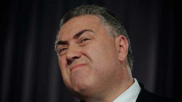 "We will deliver a surplus in our first year and every year" ... Joe Hockey.