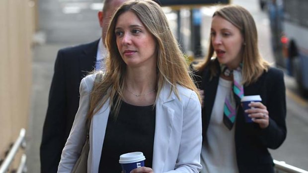 Roberto Laudisio Curti's sisters, Ana Lusia Laudisio de Lucca (white Jacket) and. Maria Fernanda Laudisio de Lucca (black jacket) outside the Coroner's Court today.